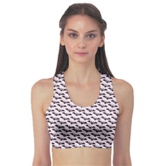 Halloween Lilac Paper Pattern Sports Bra by Celenk