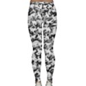 Black and White Catmouflage Camouflage Classic Yoga Leggings View2