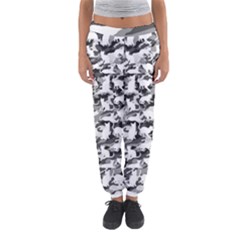 Black And White Catmouflage Camouflage Women s Jogger Sweatpants by PodArtist