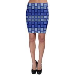 Textiles Texture Structure Grid Bodycon Skirt by Celenk