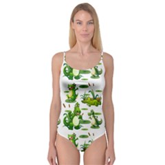 Crocodiles In The Pond Camisole Leotard  by Bigfootshirtshop