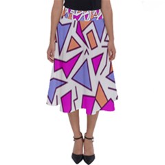 Retro Shapes 03 Perfect Length Midi Skirt by jumpercat