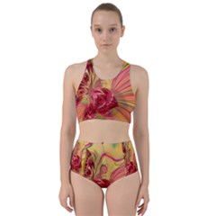 Arrangement Butterfly Aesthetics Racer Back Bikini Set by Celenk