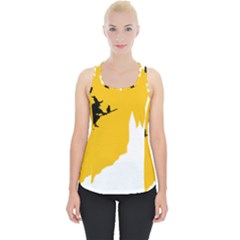 Castle Cat Evil Female Fictional Piece Up Tank Top by Celenk