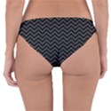 Dark Chevron Reversible Hipster Bikini Bottoms View2