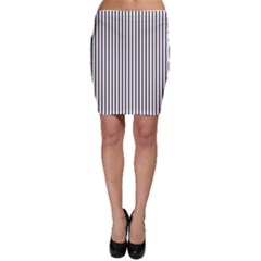 Basic Vertical Stripes Bodycon Skirt by jumpercat