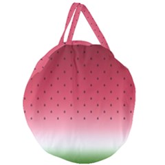 Watermelon Giant Round Zipper Tote by jumpercat