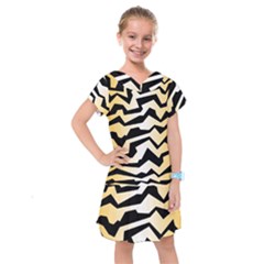 Polynoise Tiger Kids  Drop Waist Dress by jumpercat