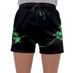 Christmas Tree Background Sleepwear Shorts by BangZart