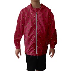 Strawberry Pattern Hooded Wind Breaker (kids) by jumpercat