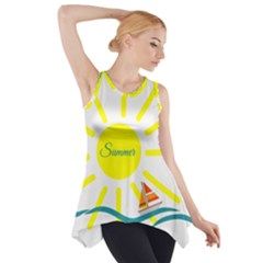 Summer Beach Holiday Holidays Sun Side Drop Tank Tunic by BangZart