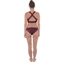 Abstract Fantasy Color Colorful Cross Back Hipster Bikini Set View2