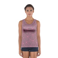 Triangle Background Abstract Sport Tank Top  by BangZart