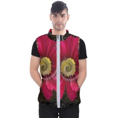 Fantasy Flower Fractal Blossom Men s Puffer Vest by BangZart