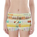 Supermarket Shelf Coffee Tea Grains Boyleg Bikini Wrap Bottoms View1