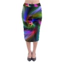 Peacock Bird Animal Feather Midi Pencil Skirt View1