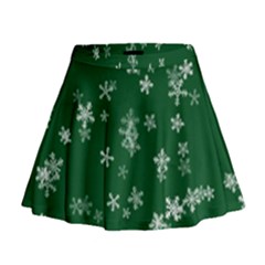 Template Winter Christmas Xmas Mini Flare Skirt by Celenk