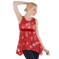 Template Winter Christmas Xmas Side Drop Tank Tunic by Celenk