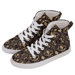 Wallpaper Wall Art Architecture Women s Hi-top Skate Sneakers by Celenk