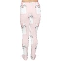 Pattern Cat Pink Cute Sweet Fur Women s Tights View2