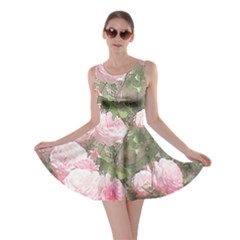 Flowers Roses Art Abstract Nature Skater Dress by Celenk