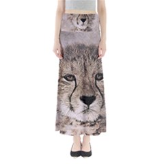 Leopard Art Abstract Vintage Baby Full Length Maxi Skirt by Celenk