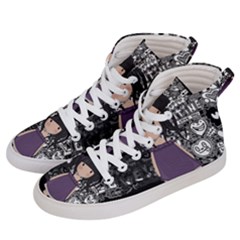 Dolly Girl In Purple Women s Hi-top Skate Sneakers by Valentinaart