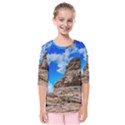 Mountain Canyon Landscape Nature Kids  Quarter Sleeve Raglan Tee View1