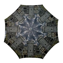 Castle Building Architecture Golf Umbrellas by Celenk