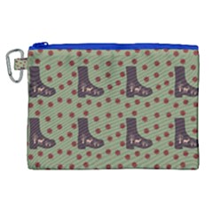 Deer Boots Green Canvas Cosmetic Bag (xl) by snowwhitegirl