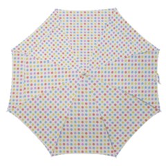 Blue Pink Yellow Eggs On White Straight Umbrellas by snowwhitegirl