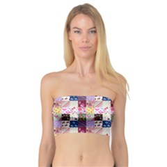 Quilt Of My Patterns Small Bandeau Top by snowwhitegirl