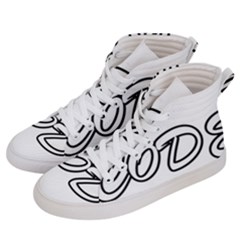 Code White Men s Hi-top Skate Sneakers by Code