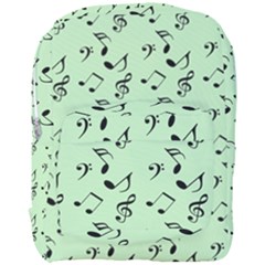 Mint Green Music Full Print Backpack by snowwhitegirl