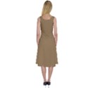 Brownish Midi Sleeveless Dress View2