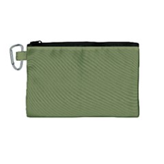 Earth Green Canvas Cosmetic Bag (medium) by snowwhitegirl