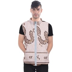 Original Design, Join Or Die, Benjamin Franklin Political Cartoon Men s Puffer Vest by thearts