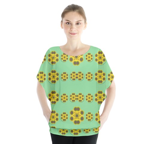 Sun Flowers For The Soul At Peace Blouse by pepitasart