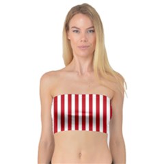 Red Stripes Bandeau Top by jumpercat