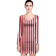 Red Stripes Long Sleeve Bodycon Dress by jumpercat