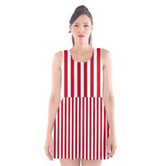 Red Stripes Scoop Neck Skater Dress by jumpercat