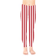 Red Stripes Kids  Legging by jumpercat