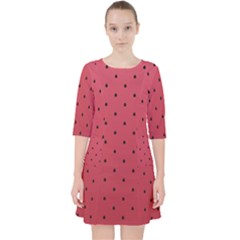 Watermelon Minimal Pattern Pocket Dress by jumpercat