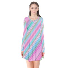 Background Texture Pattern Flare Dress by Nexatart