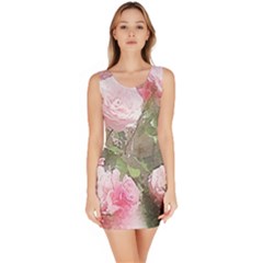Flowers Roses Art Abstract Nature Bodycon Dress by Nexatart