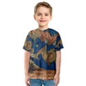 Bats Cubism Mosaic Vintage Kids  Sport Mesh Tee View1