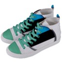 Estonia Country Flag Countries Women s Mid-Top Canvas Sneakers View2