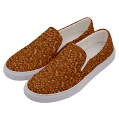 Sparkling Glitter Terra Men s Canvas Slip Ons by ImpressiveMoments