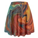 Creativity Abstract Art High Waist Skirt View2