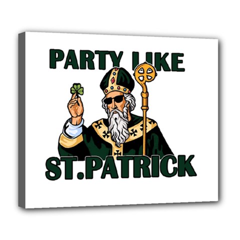  St  Patricks Day  Deluxe Canvas 24  X 20   by Valentinaart